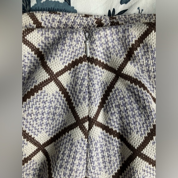 Petite Studio NYC Riley Skirt in Blue Plaid - Picture 5 of 6